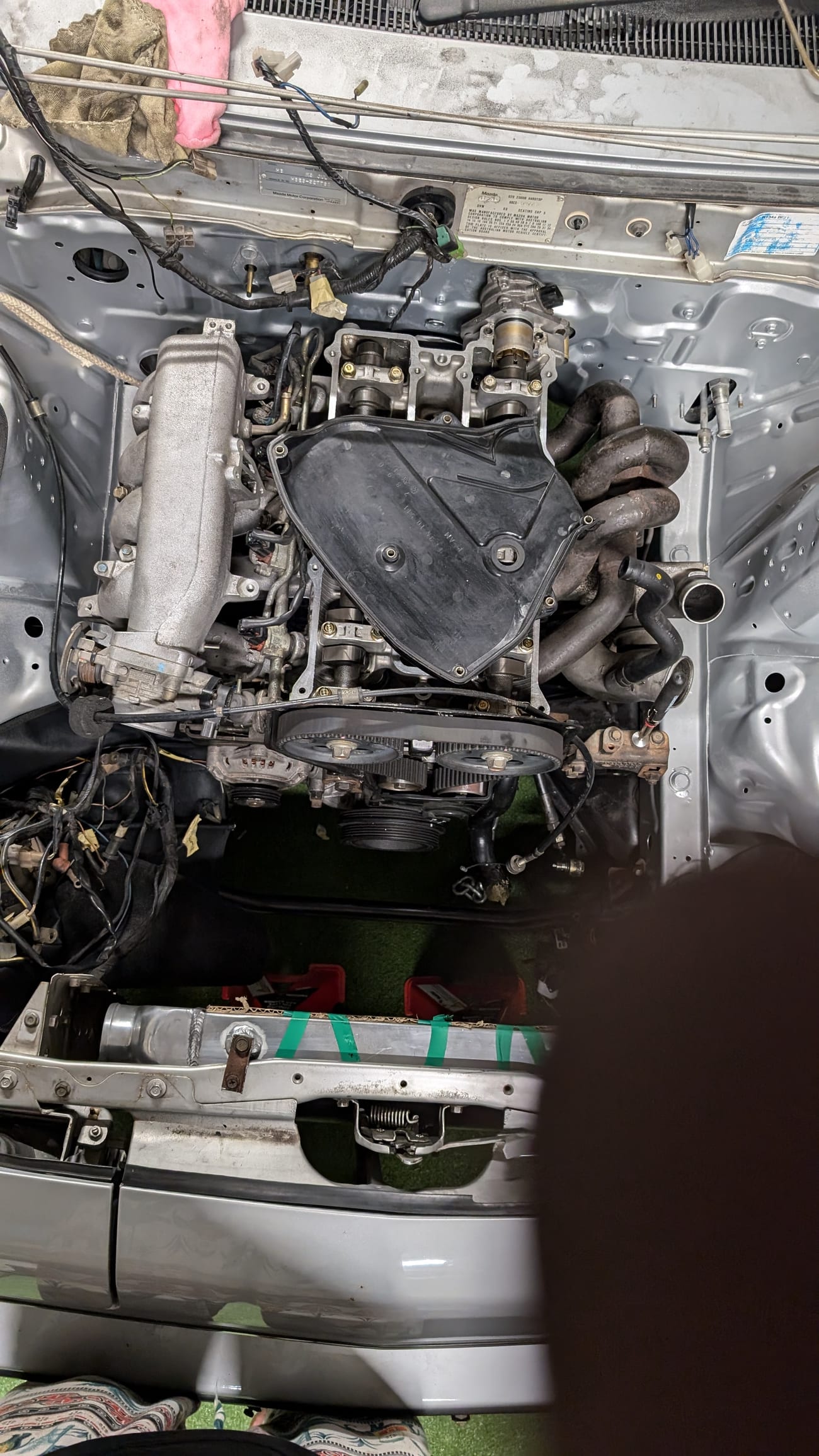 FE3 twin-cam front in the bay