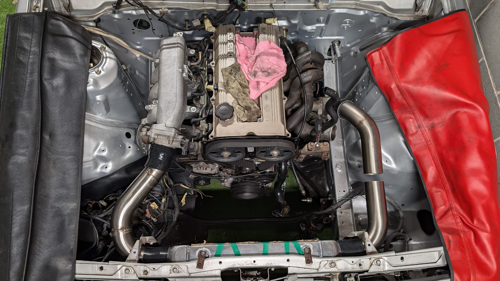 Underbody stainless exhaust run